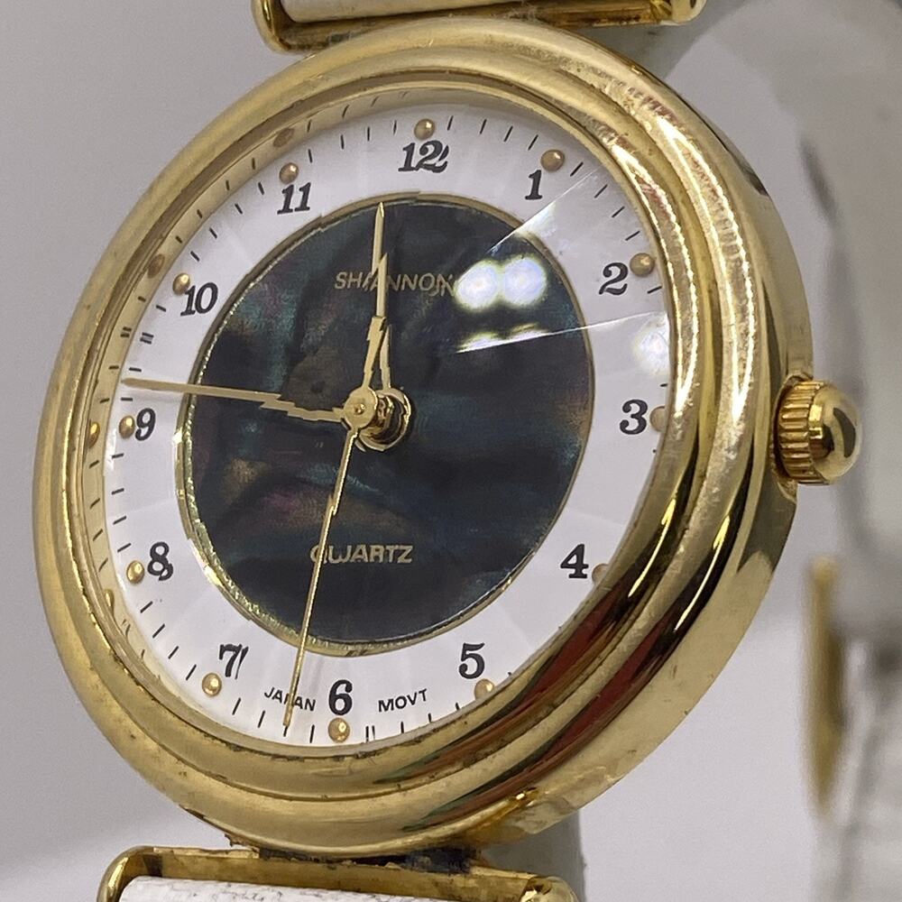 Shannons Vintage Abalone Watch Works New Battery